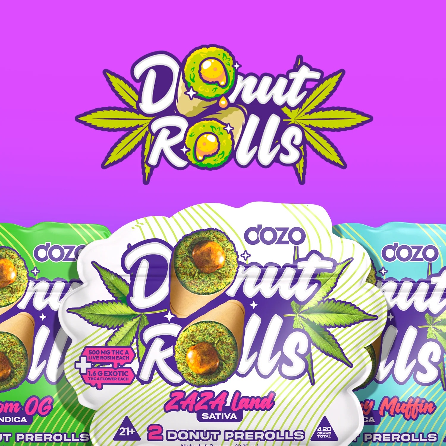 Dozo Donut Prerolls 420 grams